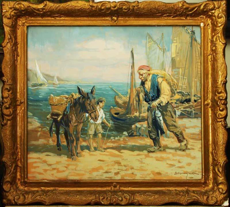 Rybář na Jadranu